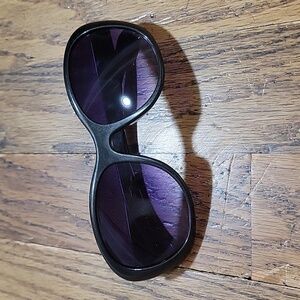 Dark Gray and Purple Sunglasses